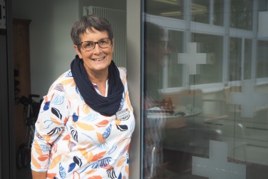 Freiwillige Gertrud Oggenfuss, Tagesstätte für Betagte in Frick